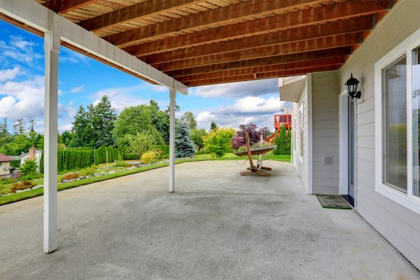 Backyard Patio Installation in Dover