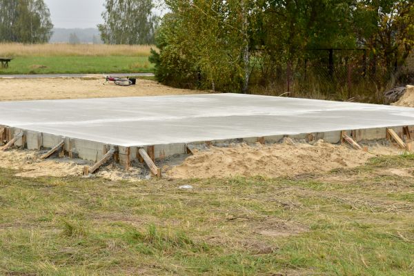 Slab Foundation Installation in Dover