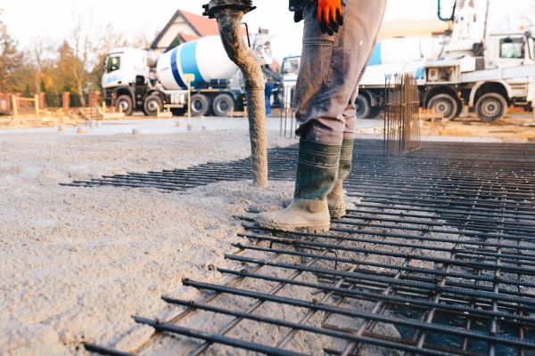 Poured Foundation Installation in Dover