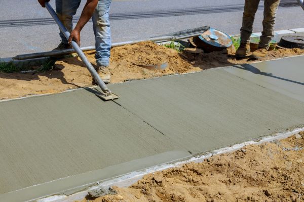 Cement Pathway Installation in Dover