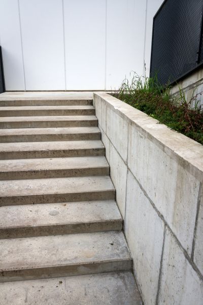 Cement Stair Installation in Dover