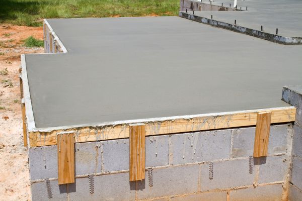 Concrete Slab Installation in Dover
