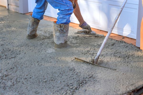 Driveway Slab Construction in Dover