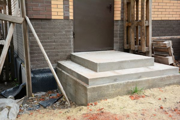 Cement Steps Construction in Dover